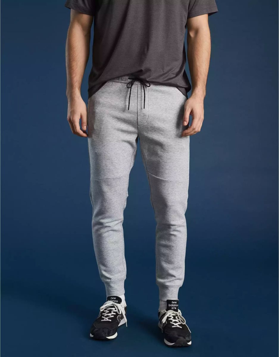 Pantalon Jogging American Eagle AE 24/7 Good Vibes Grise Homme | OPO-71371736